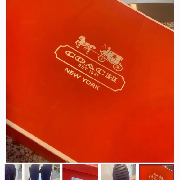 Coach Rain Boots back lace corset - Picture 6 of 6